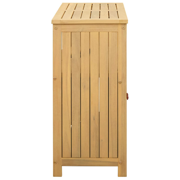 Masă de consolă pentru grădină Acacia deschis 80 x 35 x 75 cm - WALTI WALTI