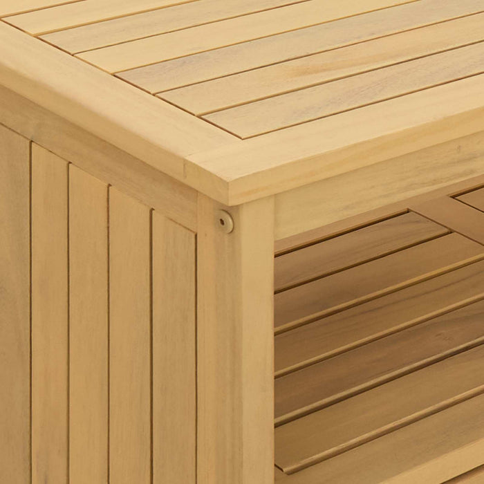 Masă de consolă pentru grădină Acacia deschis 110 x 35 x 75 cm - WALTI WALTI