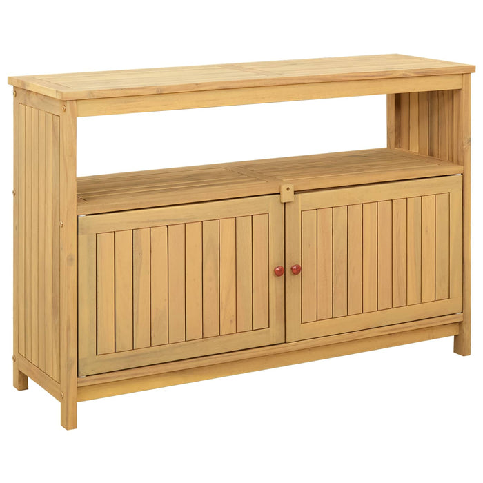 Masă de consolă pentru grădină Acacia deschis 110 x 35 x 75 cm - WALTI WALTI