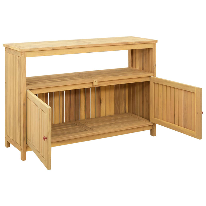 Masă de consolă pentru grădină Acacia deschis 110 x 35 x 75 cm - WALTI WALTI