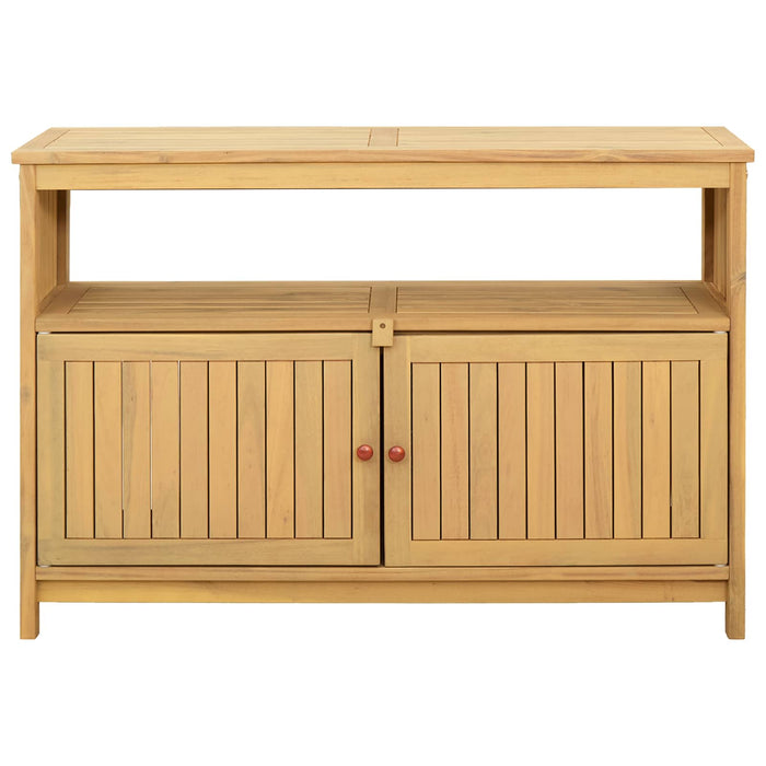 Masă de consolă pentru grădină Acacia deschis 110 x 35 x 75 cm - WALTI WALTI