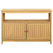 Masă de consolă pentru grădină Acacia deschis 110 x 35 x 75 cm - WALTI WALTI