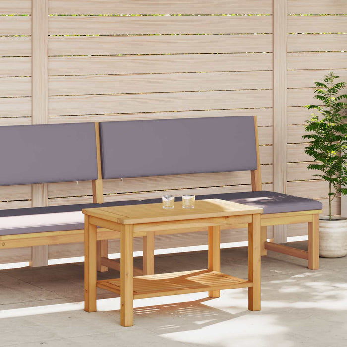 Masă laterală Ulei Natural 70 x 40 x 45 cm Lemn Solid de Acacia - WALTI WALTI