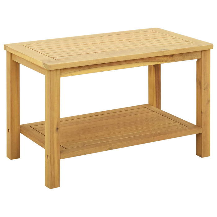 Masă laterală Ulei Natural 70 x 40 x 45 cm Lemn Solid de Acacia - WALTI WALTI
