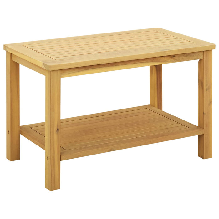 Masă laterală Ulei Natural 70 x 40 x 45 cm Lemn Solid de Acacia - WALTI WALTI