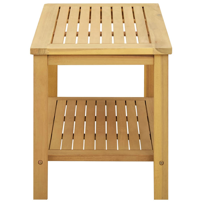 Masă laterală Ulei Natural 70 x 40 x 45 cm Lemn Solid de Acacia - WALTI WALTI