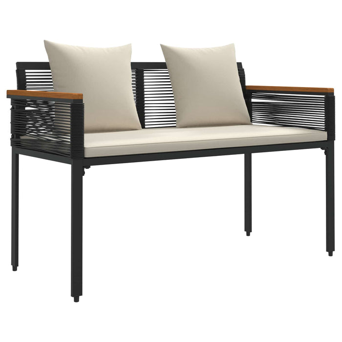 Set de Mobilier pentru Exterior 4 pcs Negru și Alb crem - WALTI WALTI