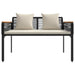 Set de Mobilier pentru Exterior 4 pcs Negru și Alb crem - WALTI WALTI