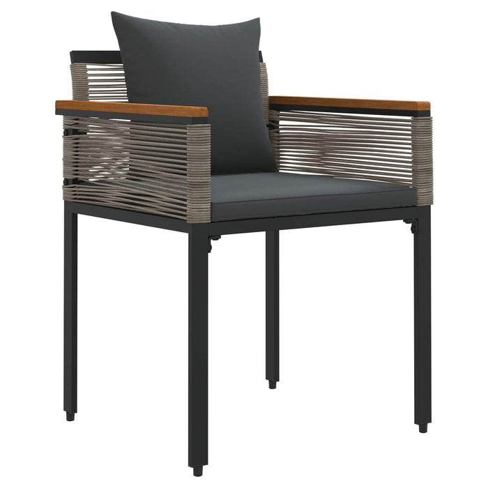 Set de Mobilier pentru Exterior 4 pcs Gri și gri închis - WALTI WALTI