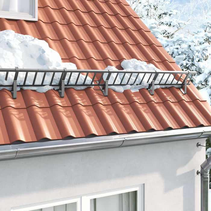 Suport pentru Zăpadă 2 pcs Antracit 29,5 x 3 x 34,5 cm Oțel - WALTI WALTI
