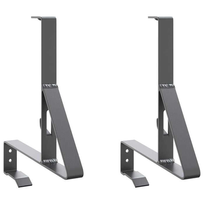 Suport pentru Zăpadă 2 pcs Antracit 29,5 x 3 x 34,5 cm Oțel - WALTI WALTI