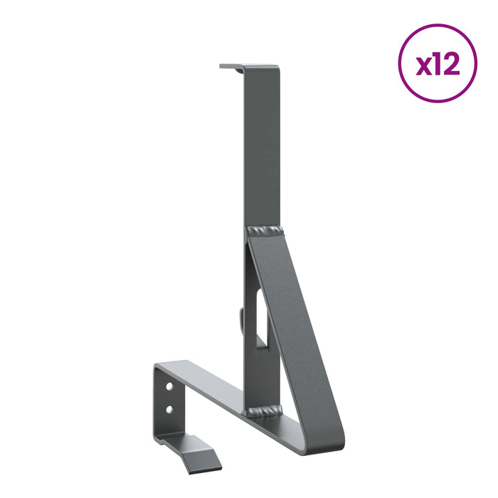 Suport pentru Zăpadă 12 pcs Antracit 29,5 x 3 x 34,5 cm Oțel - WALTI WALTI