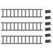 Apărătoare de zăpadă pentru acoperiș Antracit 300 x 2,5 x 20 cm - WALTI WALTI