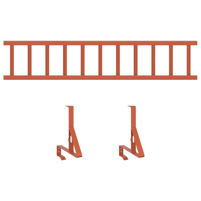 Apărătoare de zăpadă pentru acoperiș Roșu 100 x 29,5 x 34,5 cm - WALTI WALTI