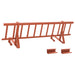 Apărătoare de zăpadă pentru acoperiș Roșu 800 x 29,5 x 34,5 cm - WALTI WALTI