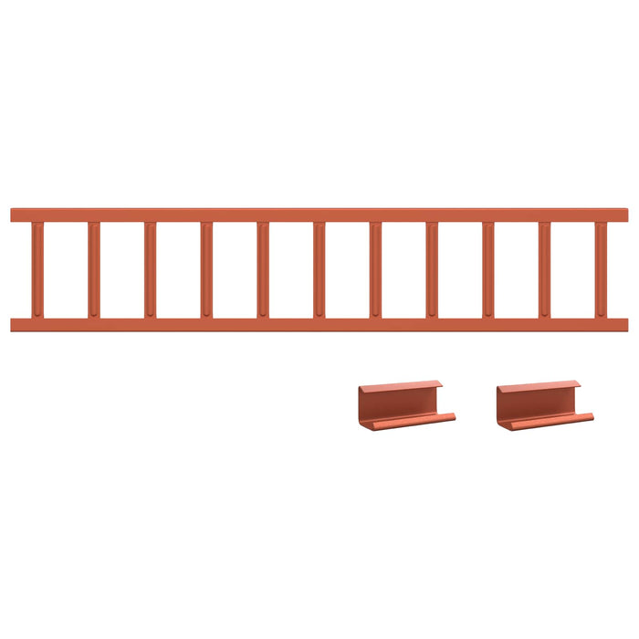 Apărătoare de zăpadă pentru acoperiș Roșu 600 x 2,5 x 20 cm - WALTI WALTI