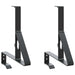 Suport pentru Zăpadă 2 pcs Negru 29,5 x 3 x 34,5 cm Oțel - WALTI WALTI