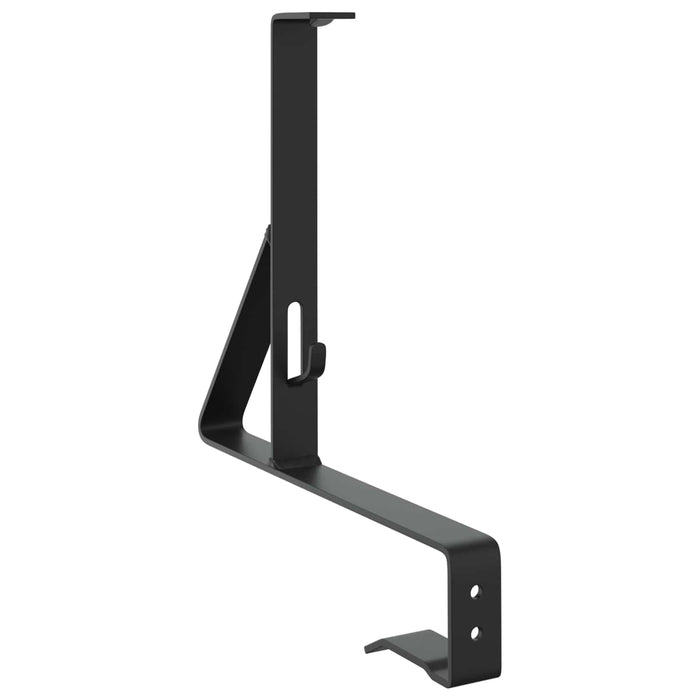 Suport pentru Zăpadă 2 pcs Negru 29,5 x 3 x 34,5 cm Oțel - WALTI WALTI