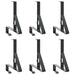 Suport pentru Zăpadă 6 pcs Negru 29,5 x 3 x 34,5 cm Oțel - WALTI WALTI
