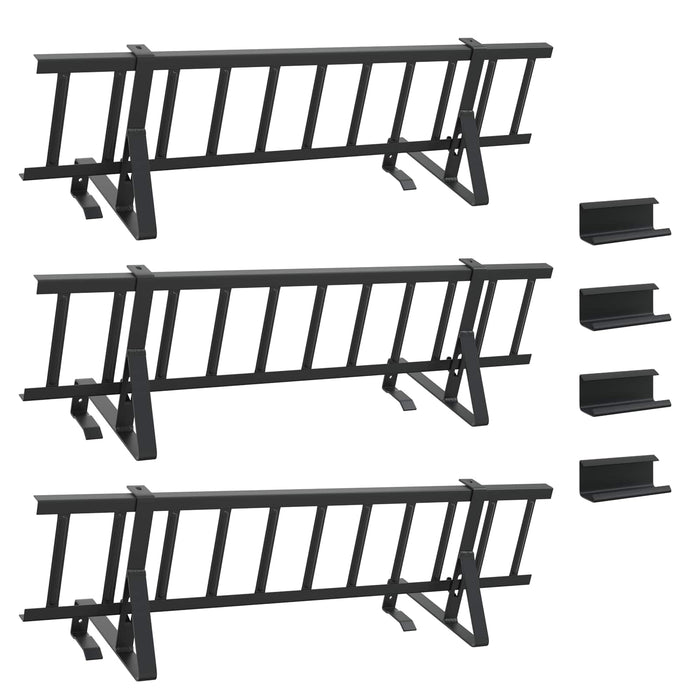 Apărătoare de zăpadă pentru acoperiș Negru 300 x 29,5 x 34,5 cm - WALTI WALTI