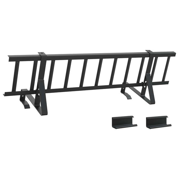 Apărătoare de zăpadă pentru acoperiș Negru 800 x 29,5 x 34,5 cm - WALTI WALTI