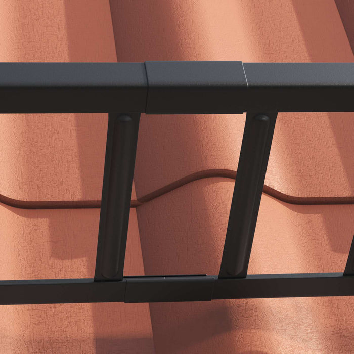Apărătoare de zăpadă pentru acoperiș Negru 100 x 2,5 x 20 cm - WALTI WALTI