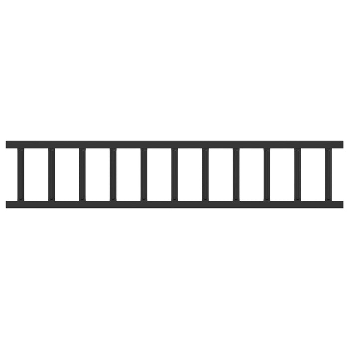 Apărătoare de zăpadă pentru acoperiș Negru 100 x 2,5 x 20 cm - WALTI WALTI