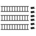 Apărătoare de zăpadă pentru acoperiș Negru 300 x 2,5 x 20 cm - WALTI WALTI