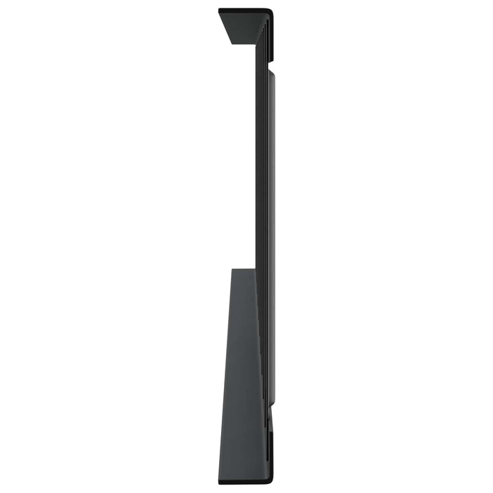 Apărătoare de zăpadă pentru acoperiș Negru 300 x 2,5 x 20 cm - WALTI WALTI