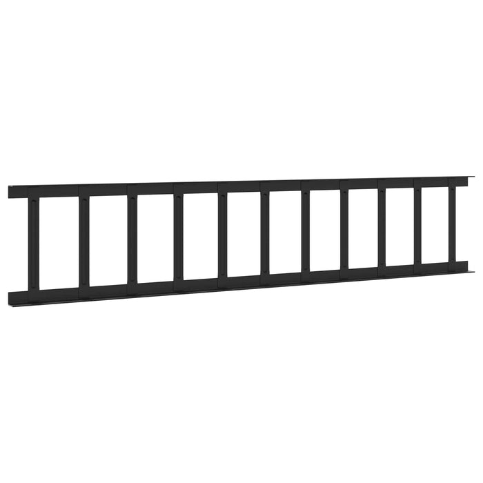 Apărătoare de zăpadă pentru acoperiș Negru 600 x 2,5 x 20 cm - WALTI WALTI
