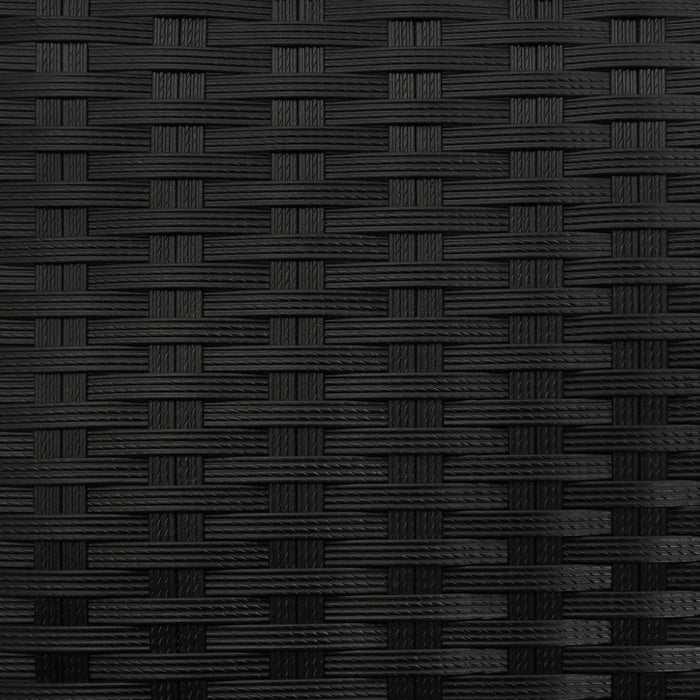 Ghiveci înalt Negru 55 x 22 x 70 cm poliratan WALTI