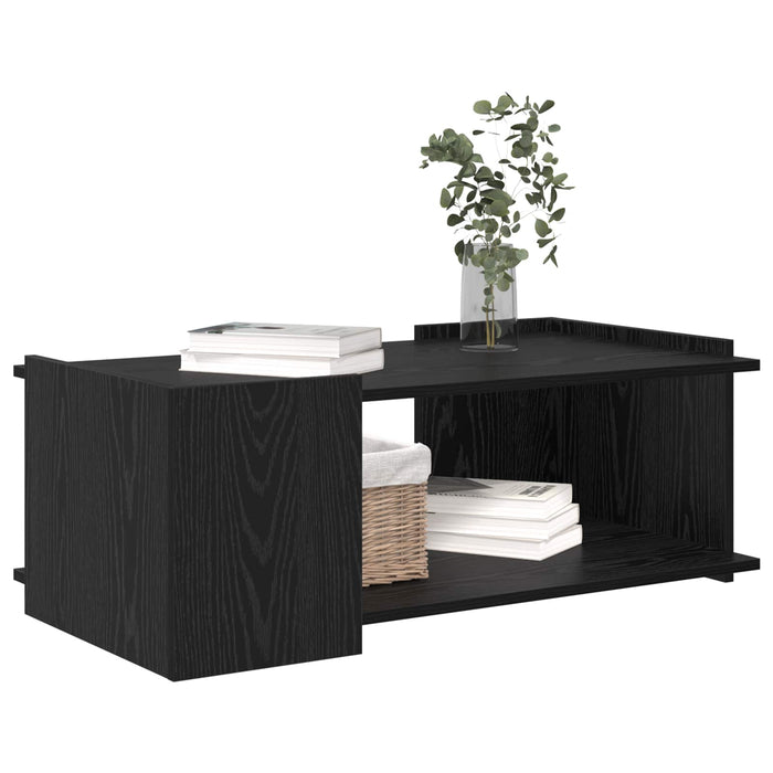 Masă de cafea Stejar Negru 90 x 50 x 33 cm Lemn prelucrat - WALTI WALTI