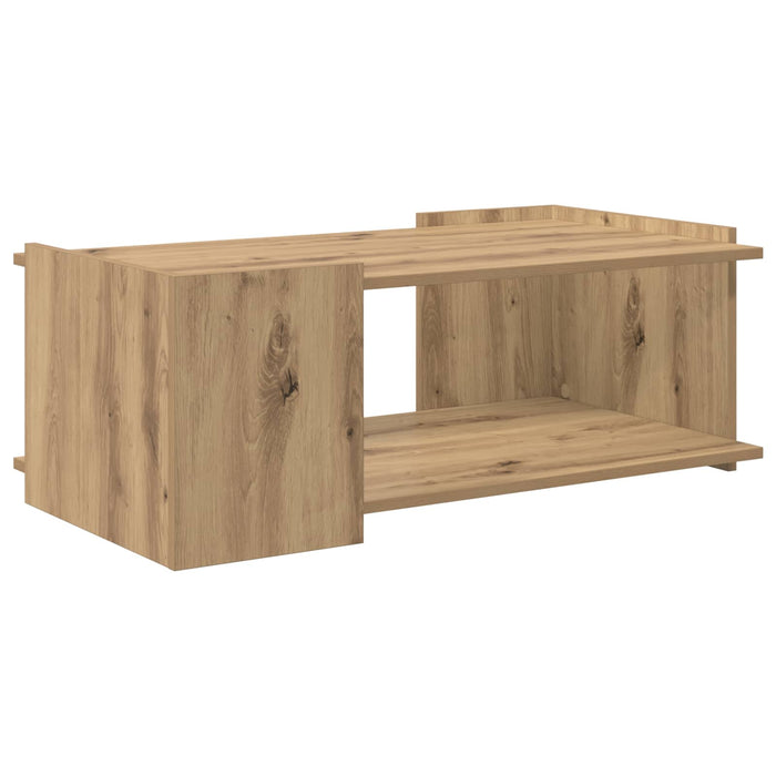 Masă de cafea Stejar Artizanal 90 x 50 x 33 cm Lemn prelucrat - WALTI WALTI