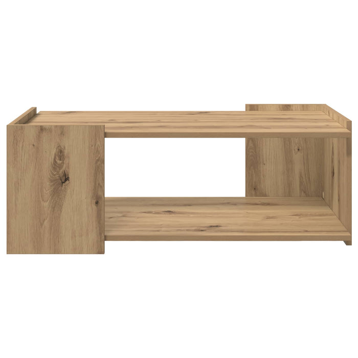Masă de cafea Stejar Artizanal 90 x 50 x 33 cm Lemn prelucrat - WALTI WALTI