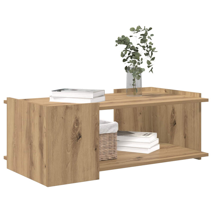 Masă de cafea Stejar Artizanal 90 x 50 x 33 cm Lemn prelucrat - WALTI WALTI