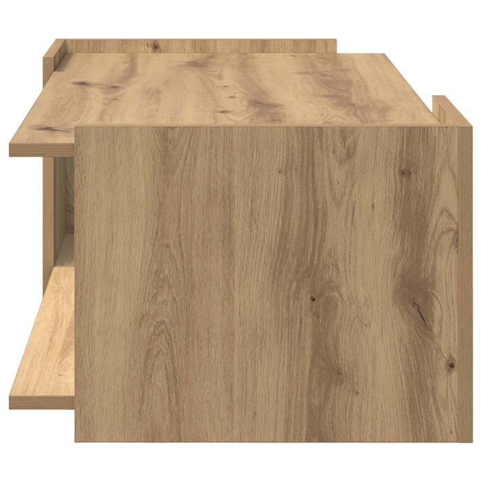 Masă de cafea Stejar Artizanal 90 x 50 x 33 cm Lemn prelucrat - WALTI WALTI
