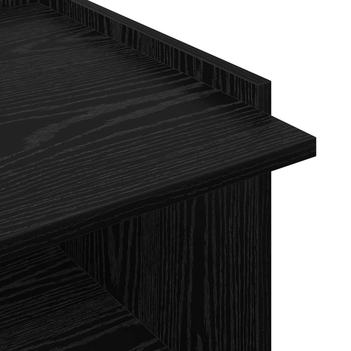 Masă de cafea Stejar Negru 50,5 x 50 x 33 cm Lemn prelucrat - WALTI WALTI