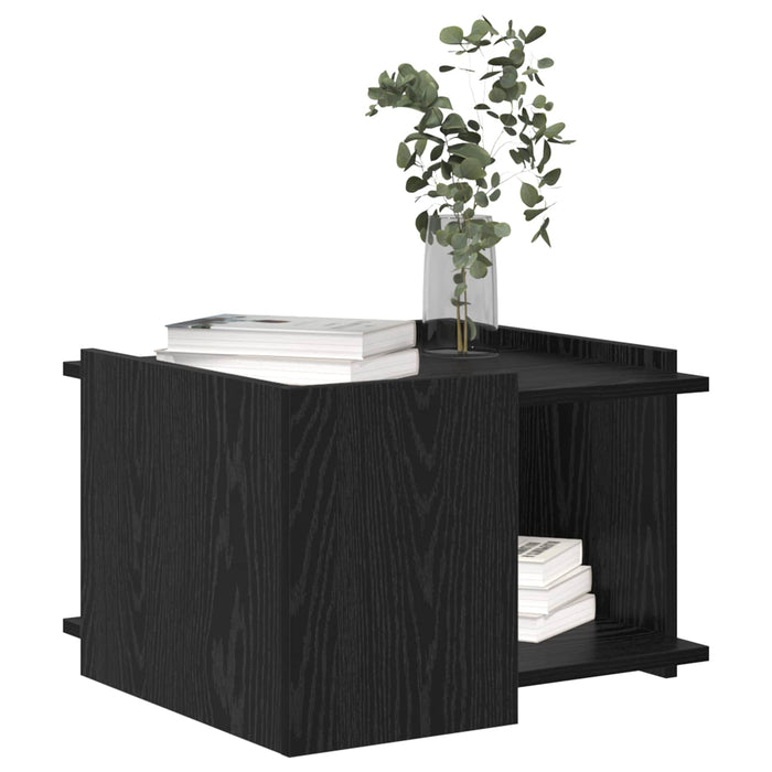 Masă de cafea Stejar Negru 50,5 x 50 x 33 cm Lemn prelucrat - WALTI WALTI