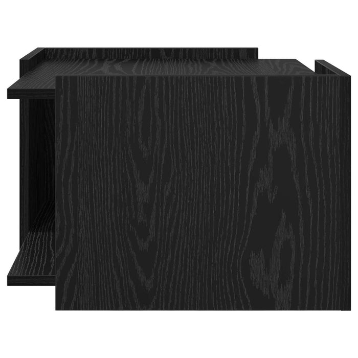 Masă de cafea Stejar Negru 50,5 x 50 x 33 cm Lemn prelucrat - WALTI WALTI