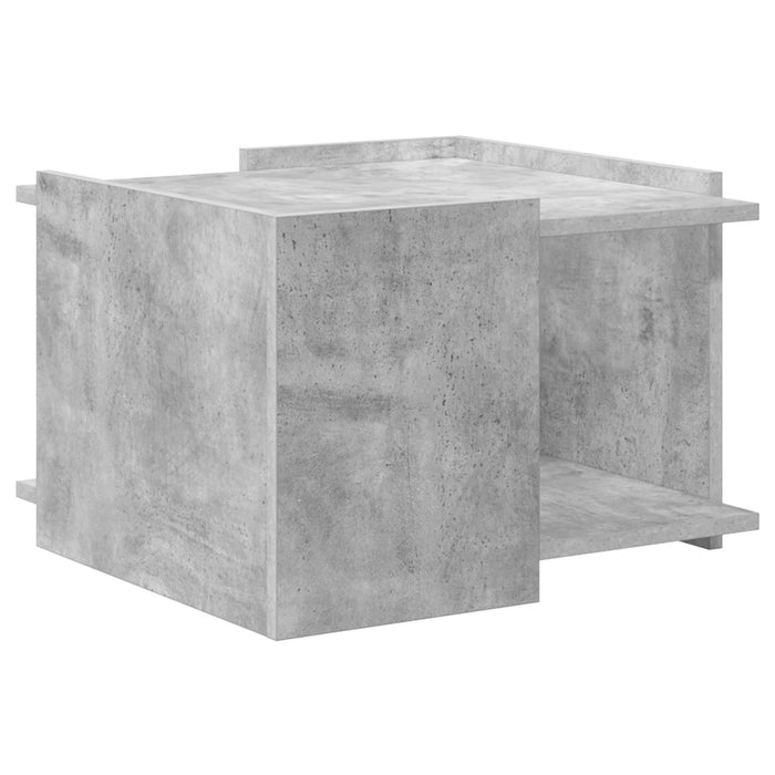 Masă de cafea Gri Beton 50,5 x 50 x 33 cm Lemn prelucrat - WALTI WALTI