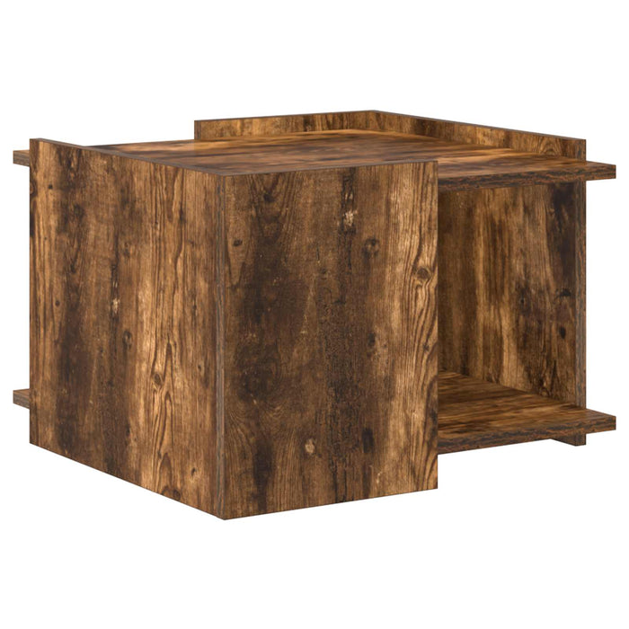 Masă de cafea Stejar fumuriu 50,5 x 50 x 33 cm Lemn prelucrat - WALTI WALTI