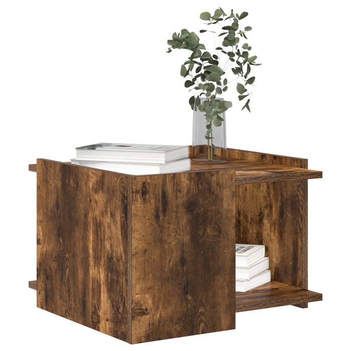 Masă de cafea Stejar fumuriu 50,5 x 50 x 33 cm Lemn prelucrat - WALTI WALTI