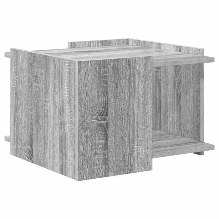 Masă de cafea Sonoma gri 50,5 x 50 x 33 cm Lemn prelucrat - WALTI WALTI
