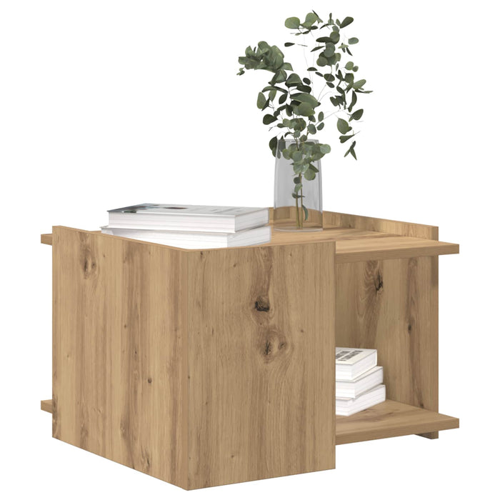 Masă de cafea Stejar Artizanal 50,5 x 50 x 33 cm Lemn prelucrat - WALTI WALTI