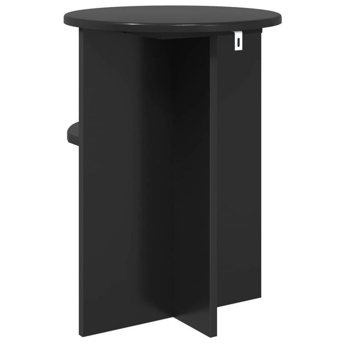 Masă laterală Stejar Negru Ø 39,5 x 55 cm Lemn prelucrat - WALTI WALTI