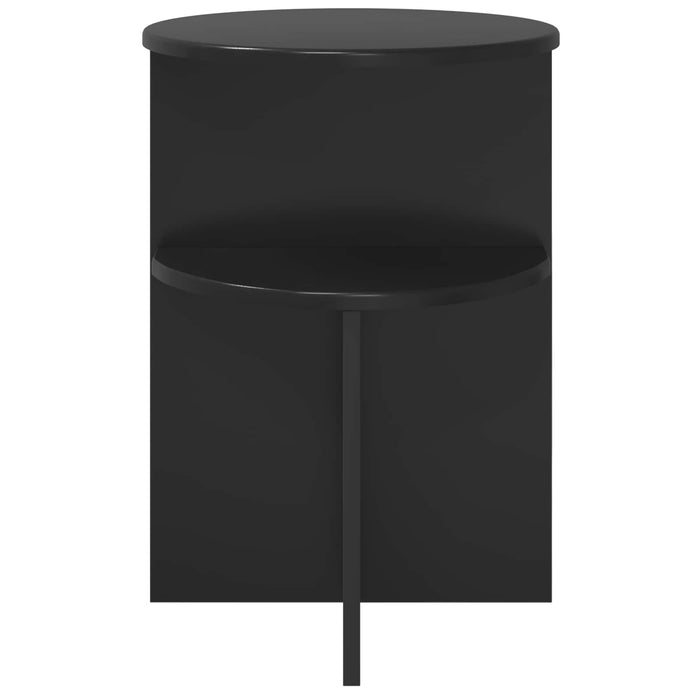 Masă laterală Stejar Negru Ø 39,5 x 55 cm Lemn prelucrat - WALTI WALTI