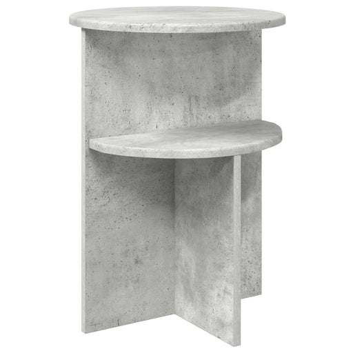 Masă laterală Gri Beton Ø 39,5 x 55 cm Lemn prelucrat - WALTI WALTI