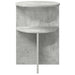 Masă laterală Gri Beton Ø 39,5 x 55 cm Lemn prelucrat - WALTI WALTI