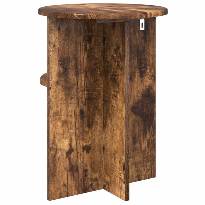 Masă laterală Stejar fumuriu Ø 39,5 x 55 cm Lemn prelucrat - WALTI WALTI