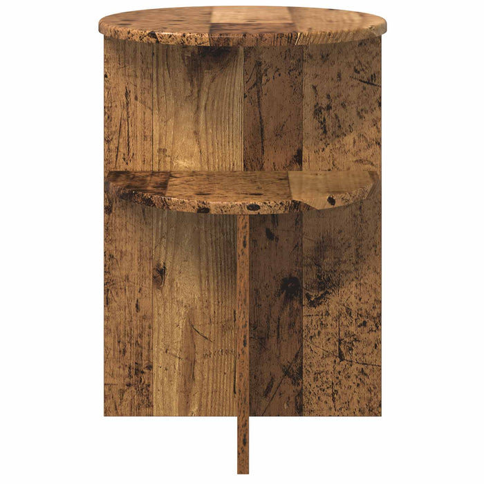 Masă laterală Lemn vechi Ø 39,5 x 55 cm Lemn prelucrat - WALTI WALTI